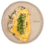 Omelete com Queijo Emmental Musa Rio
